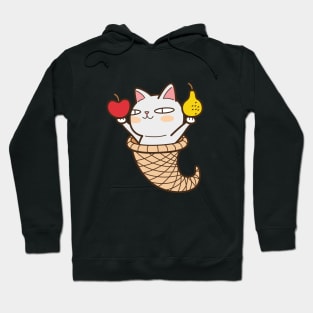 cat in cornucopia Hoodie